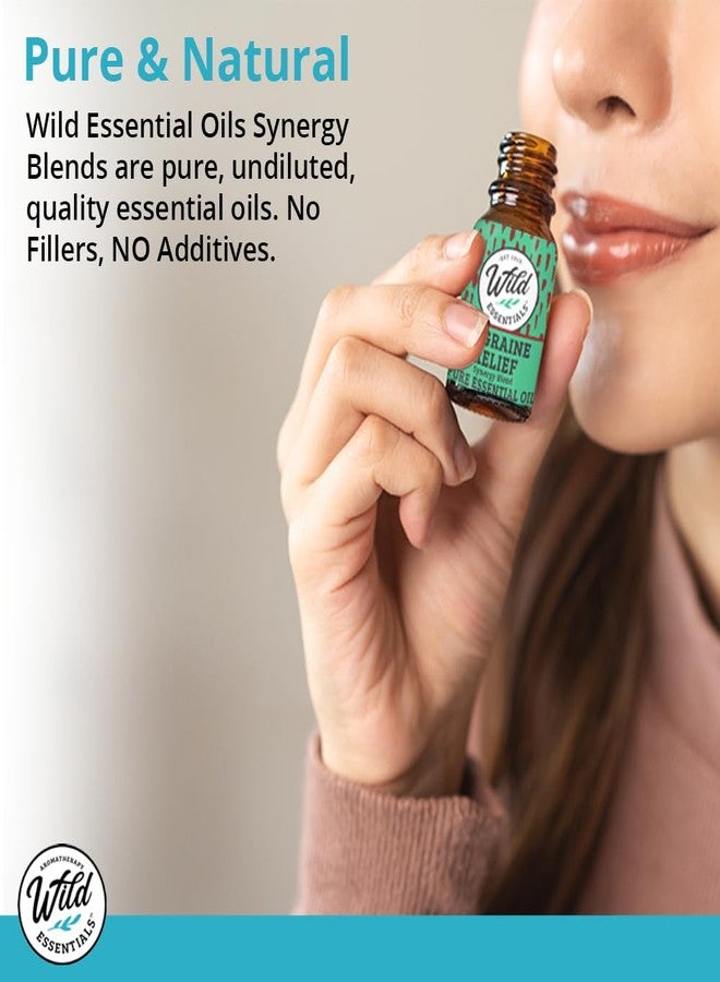 mEssentials Wild Essentials Breathe Easier 100% Pure Essential Oil Synergy Blend 2 Pack - 10ml, Cool and clearing for Congestion, Sinus, Allergies, stuffy Nose, Cold and flu Symptoms, Made and Bottled in USA - Image 3